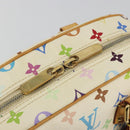 LOUIS VUITTON Monogram Multicolor Trouville Hand Bag White M92663 Auth BA14564A-16