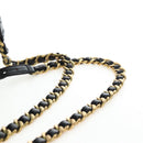 CHANEL Matelasse Chain Backpack Lamb Skin Black Gold Tone CC Auth BA14567M-10