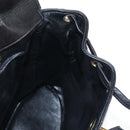CHANEL Matelasse Chain Backpack Lamb Skin Black Gold Tone CC Auth BA14567M-28
