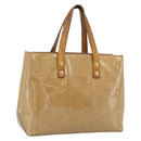 LOUIS VUITTON Monogram Vernis Reade PM Hand Bag Rose Florentine LV Auth BA14574-1