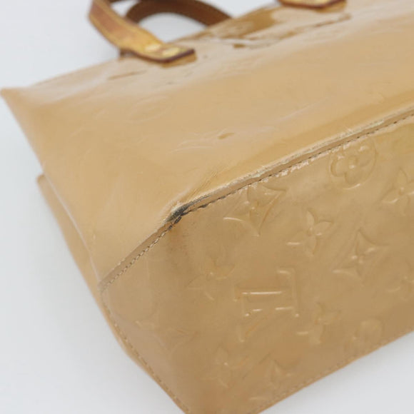 LOUIS VUITTON Monogram Vernis Reade PM Hand Bag Rose Florentine LV Auth BA14574