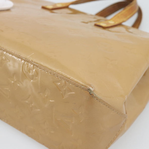 LOUIS VUITTON Monogram Vernis Reade PM Hand Bag Rose Florentine LV Auth BA14574