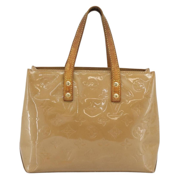 LOUIS VUITTON Monogram Vernis Reade PM Hand Bag Rose Florentine LV Auth BA14574