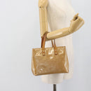 LOUIS VUITTON Monogram Vernis Reade PM Hand Bag Rose Florentine LV Auth BA14574-21