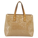 LOUIS VUITTON Monogram Vernis Reade PM Hand Bag Rose Florentine LV Auth BA14574-2
