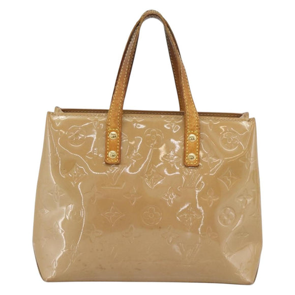 LOUIS VUITTON Monogram Vernis Reade PM Hand Bag Rose Florentine LV Auth BA14574