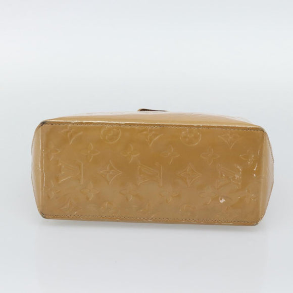 LOUIS VUITTON Monogram Vernis Reade PM Hand Bag Rose Florentine LV Auth BA14574