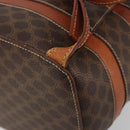 CELINE Macadam Backpack PVC Leather Brown Gold Tone Auth BA14576A-17