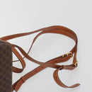 CELINE Macadam Backpack PVC Leather Brown Gold Tone Auth BA14576A-14