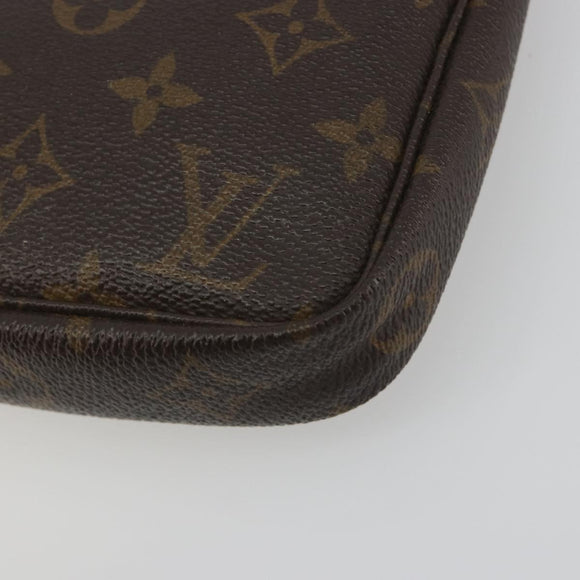LOUIS VUITTON Monogram Pochette Accessoires Pouch M51980 LV Auth BA14577