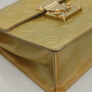 LOUIS VUITTON Monogram Vernis Spring Street Hand Bag Gris M91029 LV Auth BA1458-8