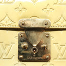 LOUIS VUITTON Monogram Vernis Spring Street Hand Bag Gris M91029 LV Auth BA1458-18