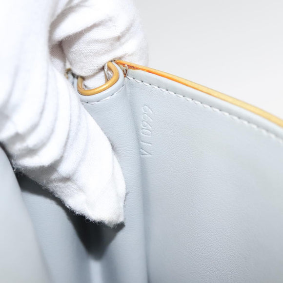 LOUIS VUITTON Monogram Vernis Spring Street Hand Bag Gris M91029 LV Auth BA1458