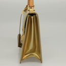 LOUIS VUITTON Monogram Vernis Spring Street Hand Bag Gris M91029 LV Auth BA1458-3