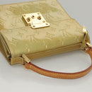 LOUIS VUITTON Monogram Vernis Spring Street Hand Bag Gris M91029 LV Auth BA1458-6