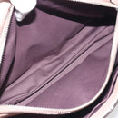BALLY Shoulder Bag Leather Pink Silver Auth BA14581A-17