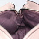 BALLY Shoulder Bag Leather Pink Silver Auth BA14581A-18