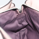 BALLY Shoulder Bag Leather Pink Silver Auth BA14581A-19