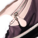 BALLY Shoulder Bag Leather Pink Silver Auth BA14581A-21