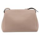 BALLY Shoulder Bag Leather Pink Silver Auth BA14581A-3