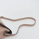 BALLY Shoulder Bag Leather Pink Silver Auth BA14581A-8