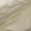 CHANEL New Travel Line Hand Bag Canvas Pink Gold Tone CC Auth BA14582A-17
