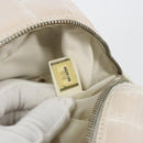 CHANEL New Travel Line Hand Bag Canvas Pink Gold Tone CC Auth BA14582A-24
