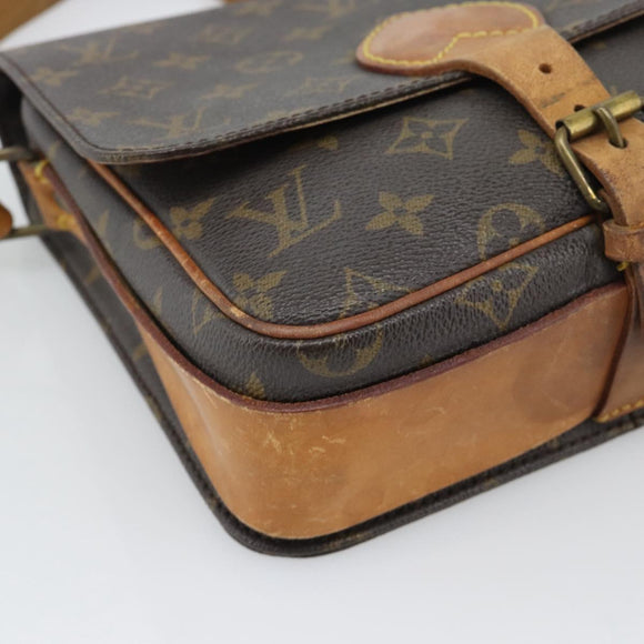LOUIS VUITTON Monogram Cartouchiere MM Shoulder Bag M51253 LV Auth BA14584
