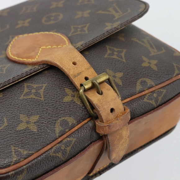LOUIS VUITTON Monogram Cartouchiere MM Shoulder Bag M51253 LV Auth BA14584