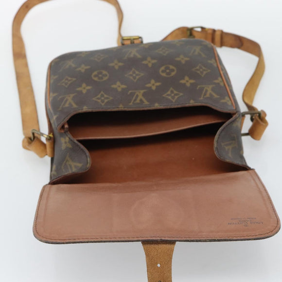 LOUIS VUITTON Monogram Cartouchiere MM Shoulder Bag M51253 LV Auth BA14584
