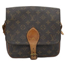 LOUIS VUITTON Monogram Cartouchiere MM Shoulder Bag M51253 LV Auth BA14584-2