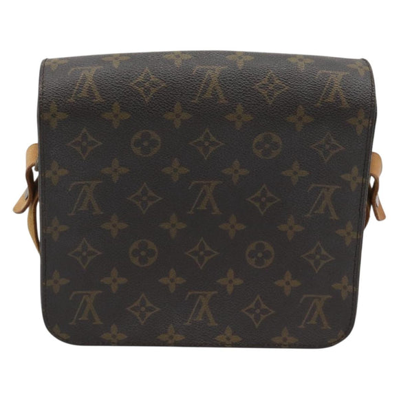 LOUIS VUITTON Monogram Cartouchiere MM Shoulder Bag M51253 LV Auth BA14584