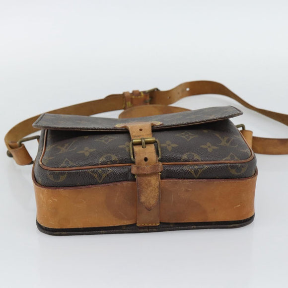 LOUIS VUITTON Monogram Cartouchiere MM Shoulder Bag M51253 LV Auth BA14584