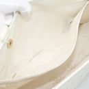 CHANEL Tote Bag Caviar Skin White CC Auth BA14587A-19