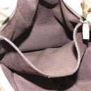 GUCCI GG Canvas Tote Bag Beige Gold Tone 120836 Auth BA14589-19