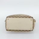 GUCCI GG Canvas Tote Bag Beige Gold Tone 120836 Auth BA14589-9