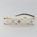 LOUIS VUITTON Monogram Multicolor Pochette Accessoires White M92649 Auth BA14591-5