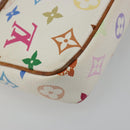 LOUIS VUITTON Monogram Multicolor Pochette Accessoires White M92649 Auth BA14591-16