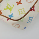 LOUIS VUITTON Monogram Multicolor Pochette Accessoires White M92649 Auth BA14591-18