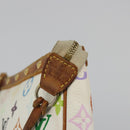 LOUIS VUITTON Monogram Multicolor Pochette Accessoires White M92649 Auth BA14591-19