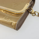 LOUIS VUITTON Monogram Vernis Rossmore MM Rose Velur M91589 LV Auth BA14592-15