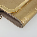 LOUIS VUITTON Monogram Vernis Rossmore MM Rose Velur M91589 LV Auth BA14592-16