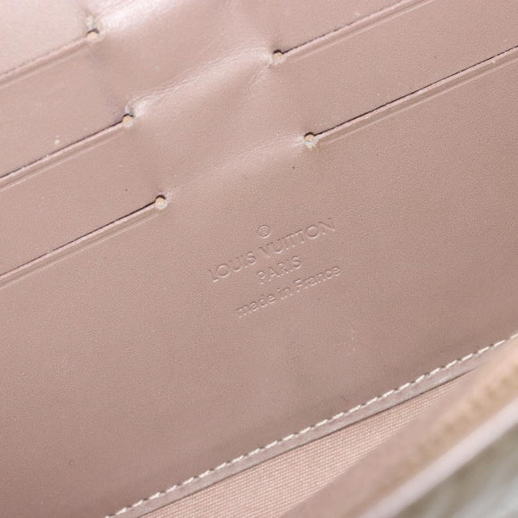 LOUIS VUITTON Monogram Vernis Rossmore MM Rose Velur M91589 LV Auth BA14592
