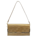 LOUIS VUITTON Monogram Vernis Rossmore MM Rose Velur M91589 LV Auth BA14592-13