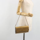 LOUIS VUITTON Monogram Vernis Rossmore MM Rose Velur M91589 LV Auth BA14592-26
