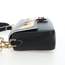 FENDI Bugs Monster Mamma Baguette Leather 2way Black 8BR600 Auth BA14594SAM-4