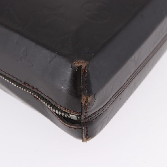 LOUIS VUITTON Monogram Grasse Erwin Hand Bag Brown Cafe M46580 LV Auth BA14595