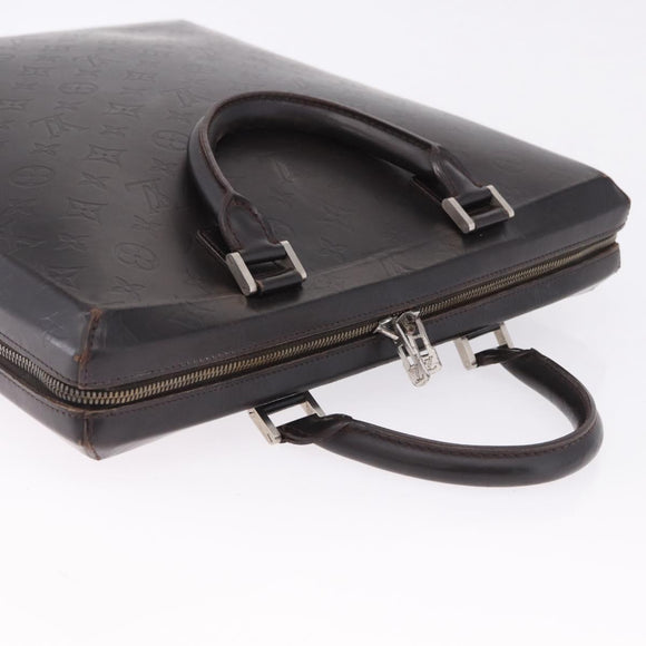 LOUIS VUITTON Monogram Grasse Erwin Hand Bag Brown Cafe M46580 LV Auth BA14595