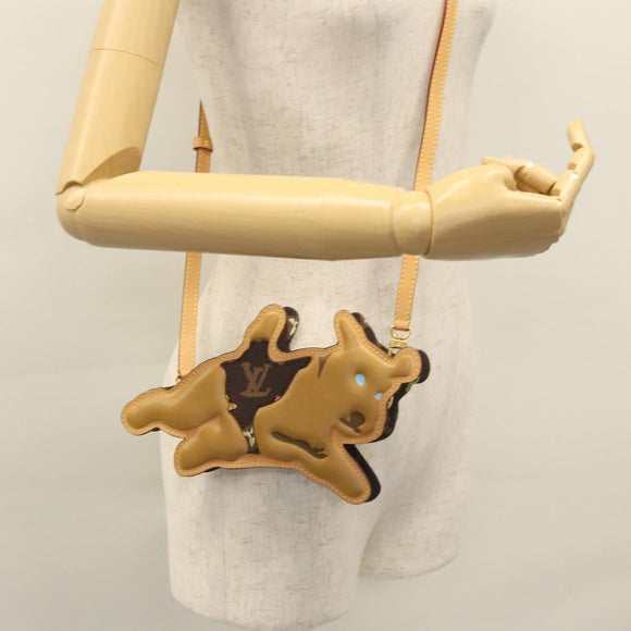 LOUIS VUITTON Monogram Craggy Dog On Strap Shoulder Bag M83342 LV Auth BA145SA