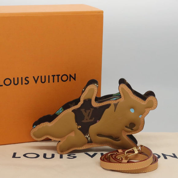 LOUIS VUITTON Monogram Craggy Dog On Strap Schoudertas M83342 LV Auth BA145SA